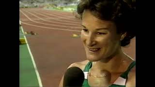 7166 World Track and Field 1997 Interview Sonia O'Sullivan