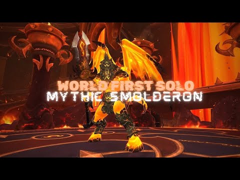 World First Mythic Smolderon SOLO - Amirdrassil, the Dream's Hope