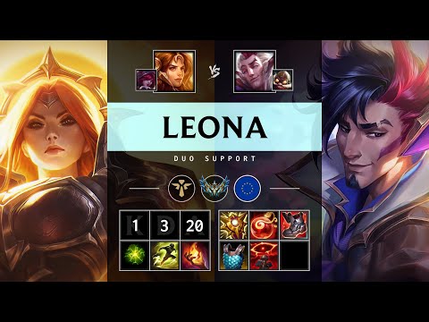 Leona Support vs Rakan - EUW Challenger Patch 25.12