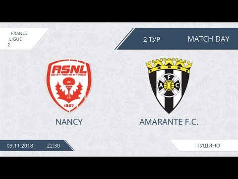 AFL18. France. Ligue 2. Group A2. Day 2. Amarante - Nancy