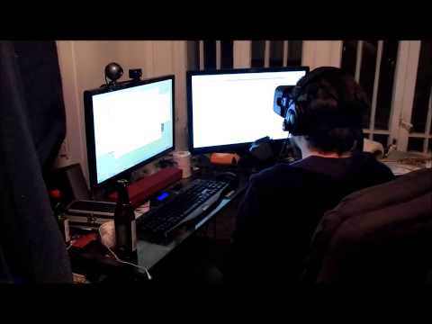 Steve Tries His New Oculus Rift