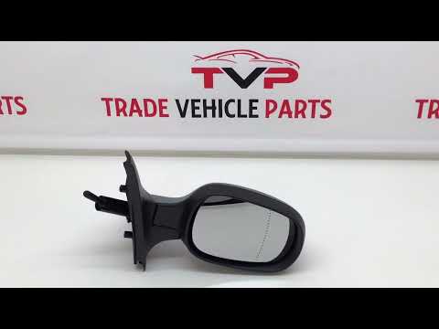 Fits Renault Clio Campus 2006-2009 Door Wing Mirror Manual Primed Driver Side video