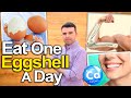 DON'T THROW AWAY YOUR EGGSHELLS - Eggshell Health Benefits - Collagen, Calcium, Bones, and Beauty