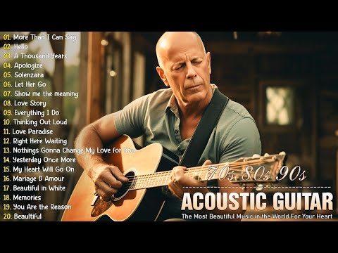 Soothing Guitar Acoustic Serenades: A Soulful Respite 🎶 Acoustic Guitar Music 70s 80s 90s