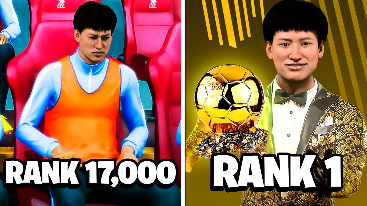 Tornei o *PIOR JOGADOR* do MUNDO no *MELHOR JOGADOR* do MUNDO! (MODO CARREIRA JOGADOR EA FC 25)