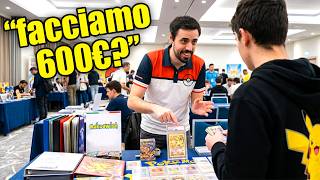 Vivo UN GIORNO da VENDITORE di Carte Pokémon IN FIERA