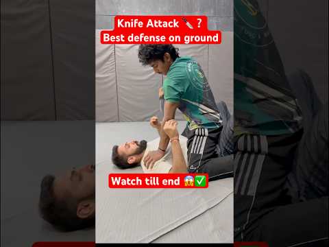 knife defense on the ground #selfdefense #mma #martialarts #trending #bjj #india #karate #yt #viral