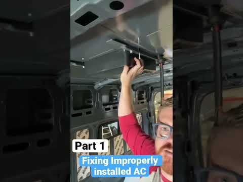 What NOT to do when installing an AC Unit in your Van