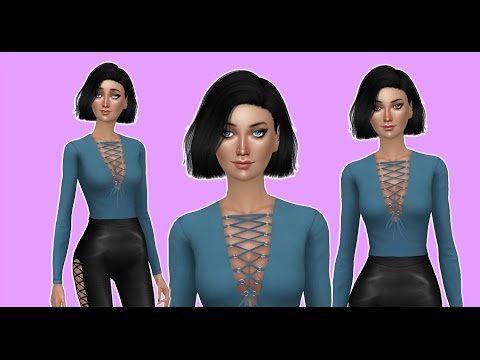 Sims 4 - Create A Sim - Tie It Up