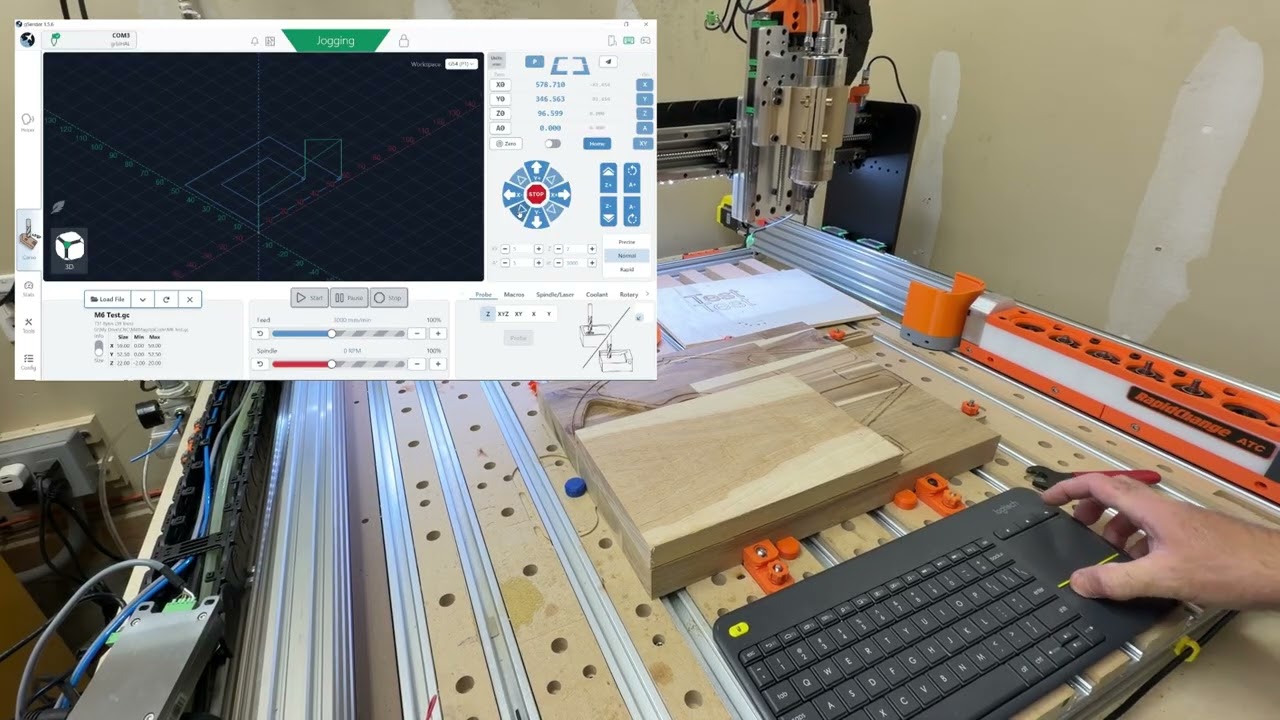 gSender Tool Change Options