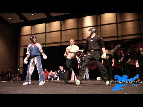 Avery Plowden vs Chance Turner - Team Sparring Finals - Amerikick Internationals 2014