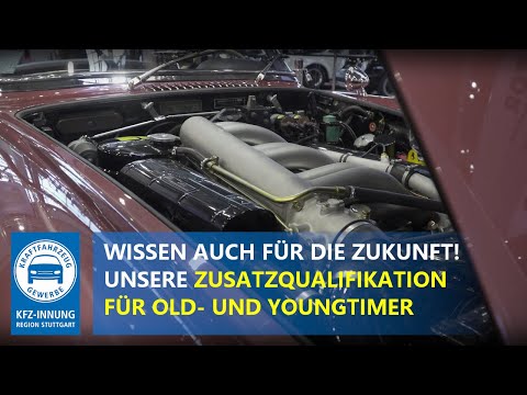 Wissen auch für die Zukunft! Unsere Zusatzqualifikation für Old- und Youngtimer | InnungTV