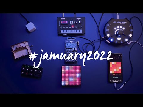 #Jamuary2022 Jam 8th - A Challenge Medley with Roli Lightpad Block M and Pocket Operator PO-32 Tonic