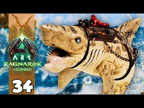 THIS DINO TURNS ITEMS INTO BP😱 (HELICOPRION)!!! ARK: RAGNAROK 34