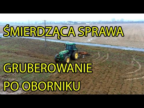 ŚMIERDZĄCA SPRAWA - GRUBEROWANIE PO OBORNIKU [ JOHN DEERE 3140 + GRUBER 4M ] Engine Sound