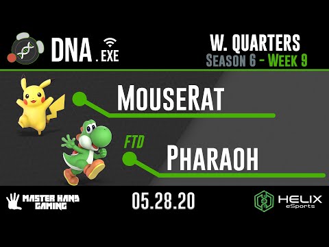 DNA.EXE S6:W9 - MouseRat (Pikachu) Vs. FTD | Pharaoh (Yoshi) - W Quarterfinals