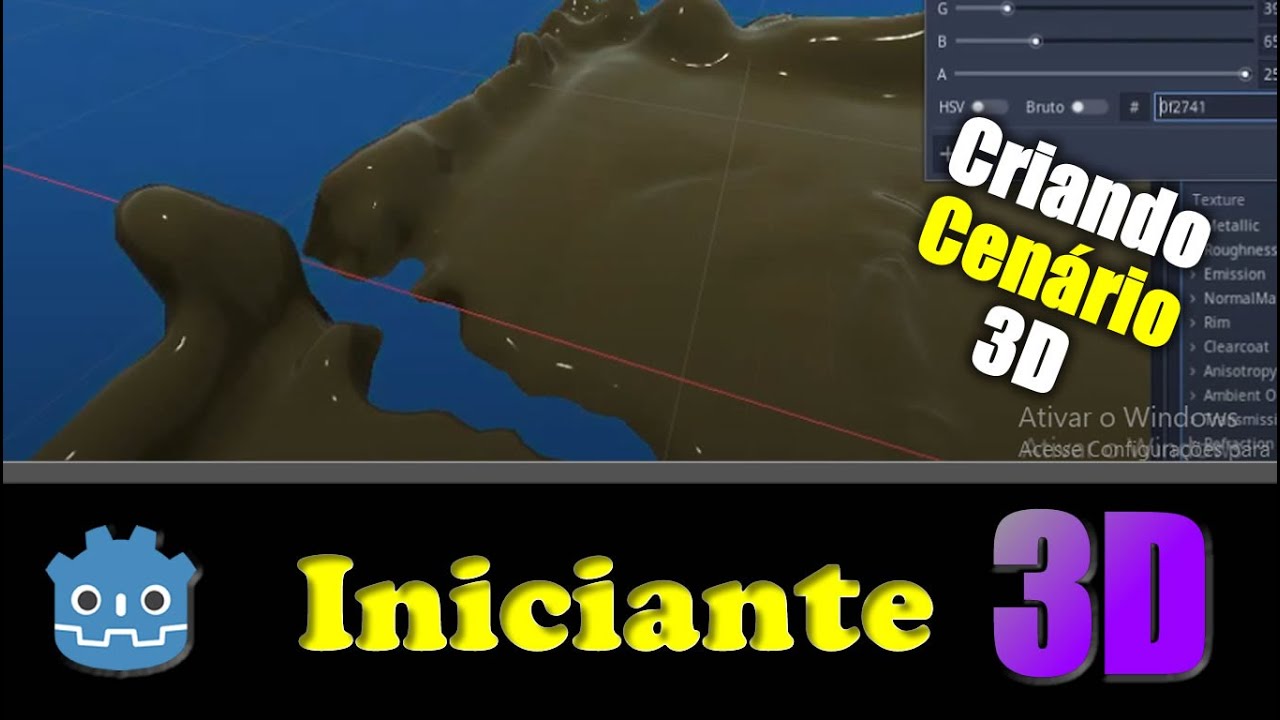 GODOT 3D - CRIANDO CENARIO 3D
