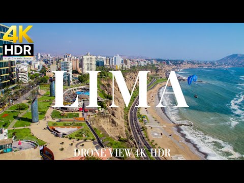 Lima, Peru 4K drone view ???????? Flying Over Lima | Relaxation film with calming music