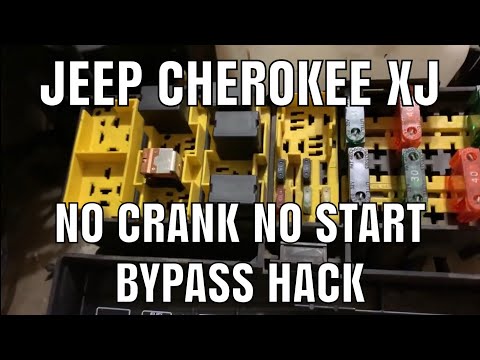 No Crank No Start Jeep XJ Cherokee Solution Neutral Safety Switch Ignition Starter Relay Bypass