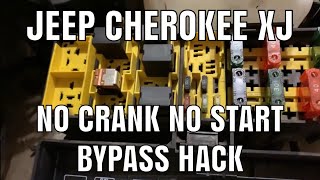 No Crank No Start Jeep XJ Cherokee Solution Neutral Safety Switch Ignition Starter Relay Bypass