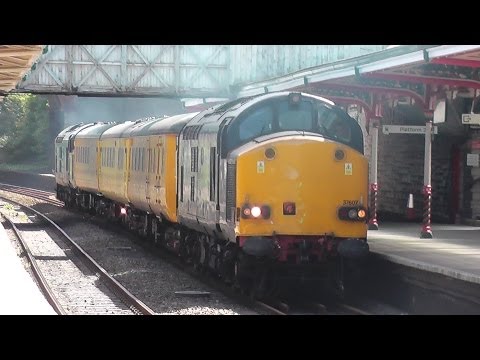 DRS 37607 & 37610 thunder through Teignmouth! 09/06/14