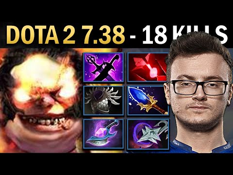 Pudge Gameplay Miracle with 18 Kills and Kaya & Sange - Dota 2 7.38
