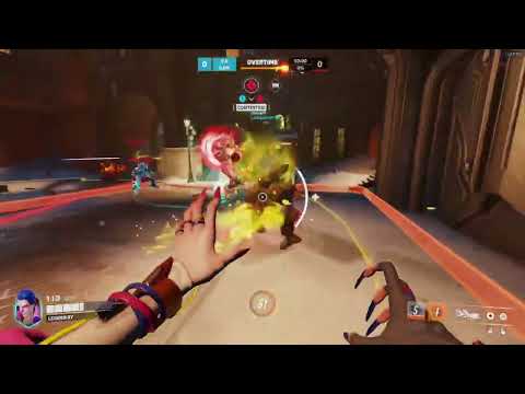 Overtime in Overwatch gets intense...