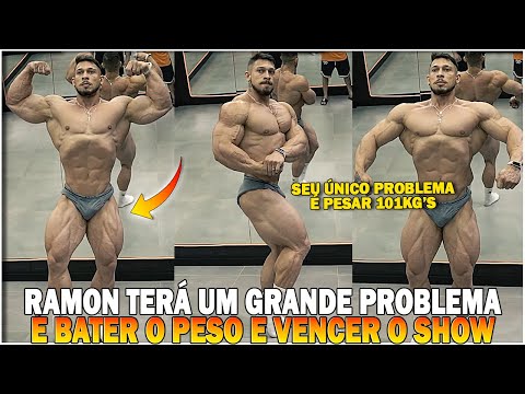 RAMON IS IMPRESSIVE, HE LOOKS MUCH BETTER BUT HE HAS A BIG PROBLEM, WEIGHING 101KG MAKES HIS SHAP...