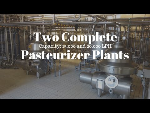 Two Complete Pasteurizer Lines with GEA Westfalia Separators and Alfa Laval Pasteurizers