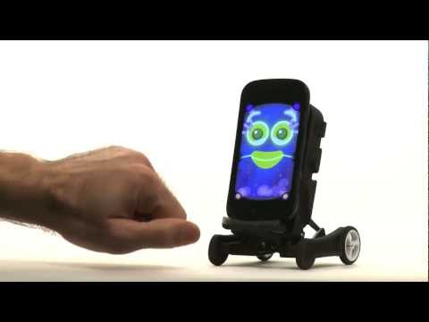 Android | Iphone Robot Lucy Character App gets Poked in the Eye - Funny Cute Oddwerx oddworx