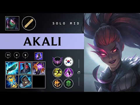 Akali Mid vs Galio - KR Master Patch 26.01