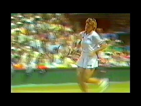 Chris Evert vs. Hana Mandlikova Wimbledon 1984 SF 💛