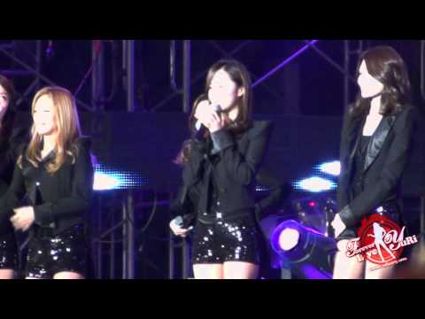 [FLY獨家]111008 Big Concert - talk主Yuri