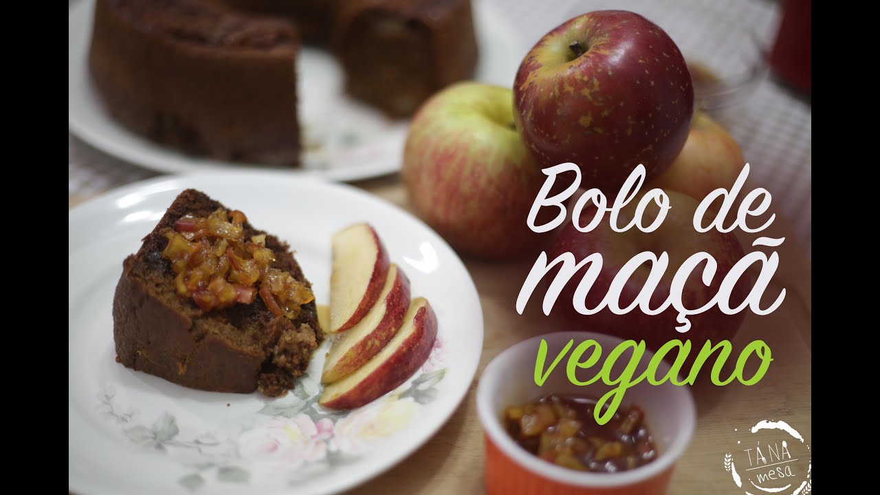 BOLO DE MAÇÃ VEGANO | O MELHOR E MAIS FOFINHO | TNM Vegg
