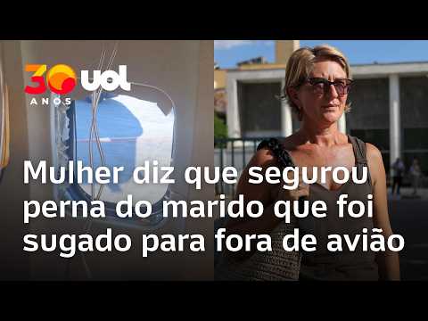 Acidente na Ryanair: mulher diz que marido foi sugado para fora de avião e que o segurou pela perna