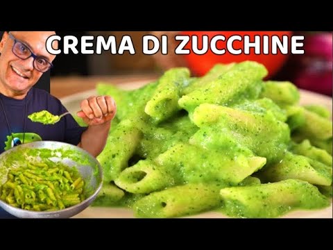 PASTA CREMA di  ZUCCHINE con LA PATATA ricetta penne alla crema di zucchine