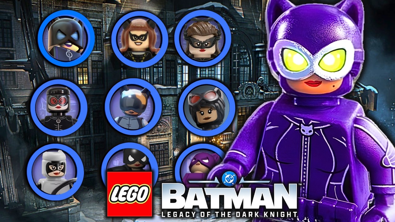 Catwoman Has 15 Costumes in LEGO Batman: Legacy of the Dark Knight