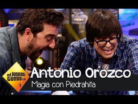 El Hormiguero 3.0 - Antonio Orozco se queda boquiabierto ante la magia de Piedrahita