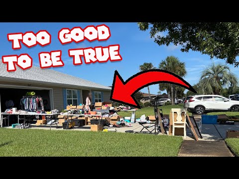 YARDSALES TOOK A TURN FOR THE BEST 🤯 