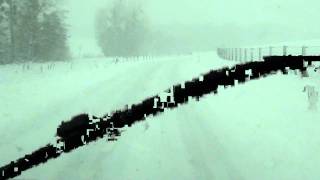 Decke Schnéi tëschent Uewerdonwen a Fluesswëller (2010)