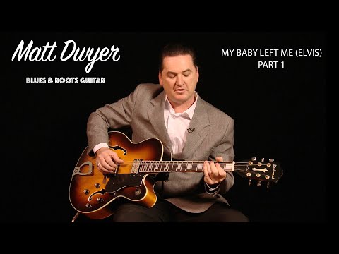 Matt Dwyer My Baby Left Me (Elvis) Part 1
