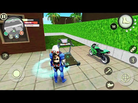 Rope Hero Vice Town | Find Trainer Treadmill in Secret Places | Naxeex Updated | Android Gameplay