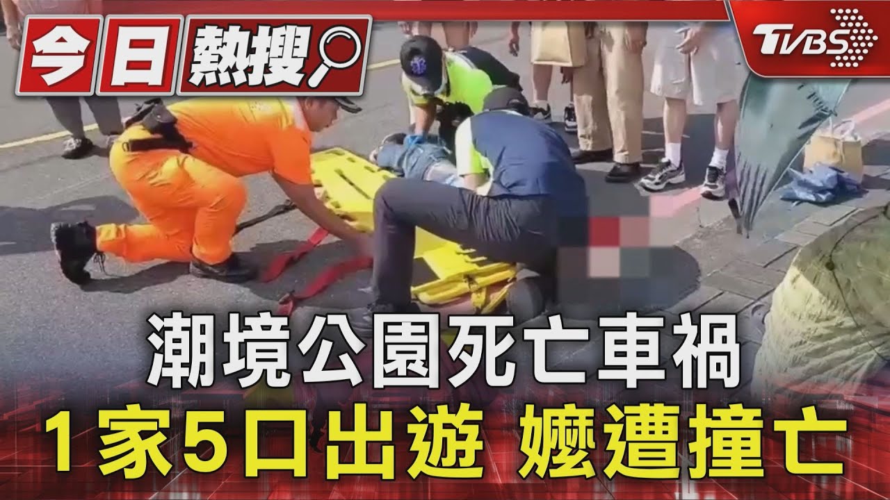 潮境公園死亡車禍！1家5口「嬤牽孫過馬路」遭撞亡　驚悚畫面曝