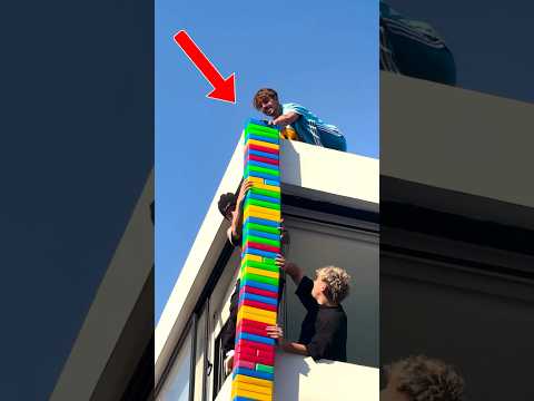 This is the tallest Lego tower in the world!