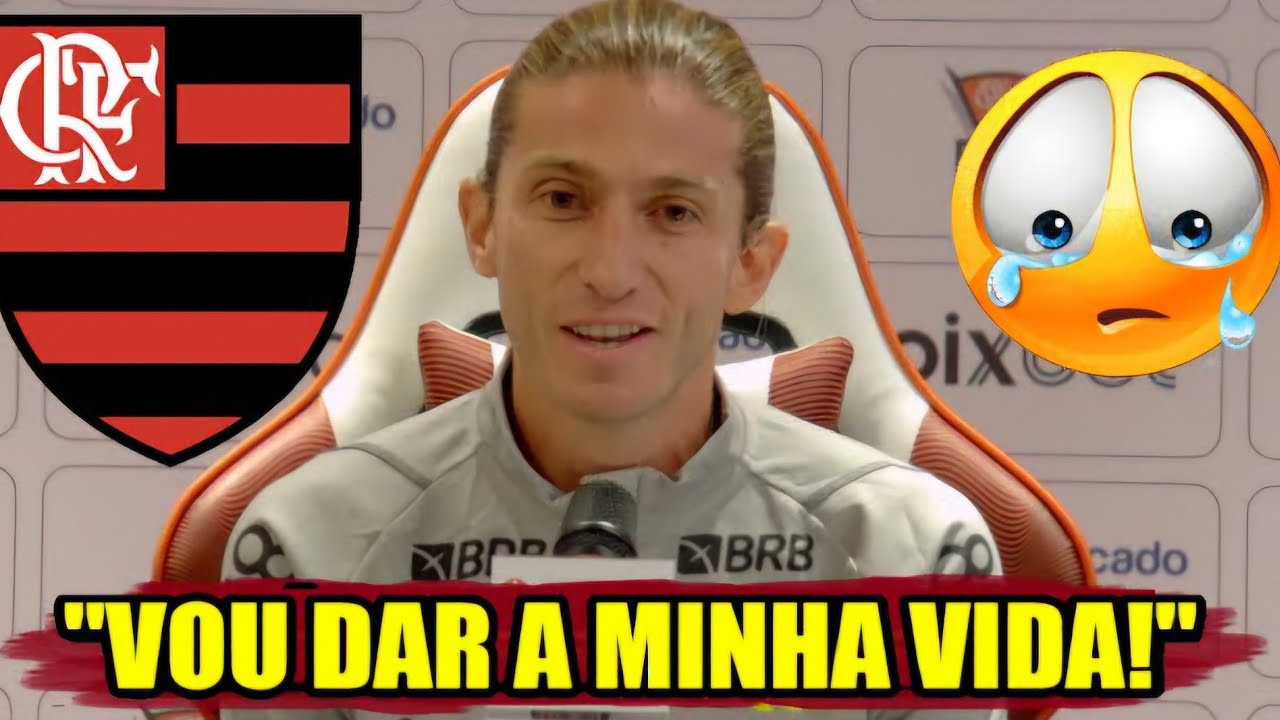 DE OLHOS MAREJADOS FILIPE LUÍS DESABAFA "ALGUNS FICARÃO BRAVOS MAS..." APRESENTAÇÃO FLAMENGO TÉCNICO