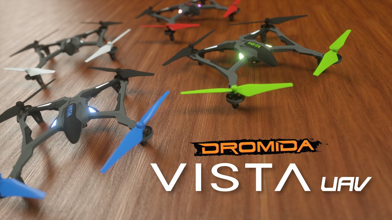 RC dron Dromida Vista UAV Quad, modrá
