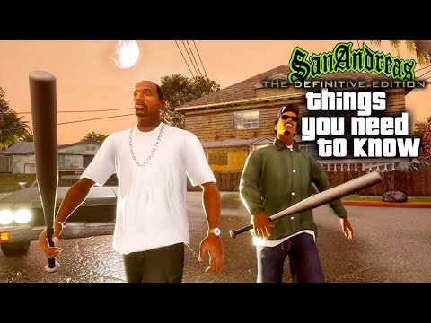 GTA: San Andreas Definitive Edition - 10 Things You NEED TO KNOW