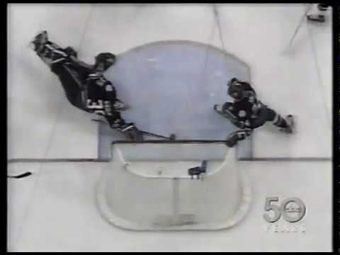 J.S. Giguere Ridiculous Stick Save - 2003 West Final Game 1