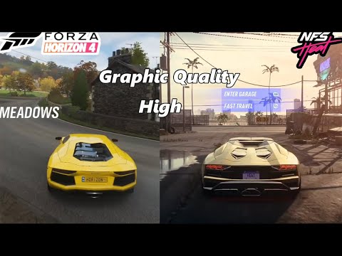 Need For Speed Heat vs Horizon 4 | Graphics Comparison Lamborghini