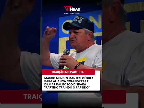 DILMAR DAL BOSCO CITA TRAIÇÃO NA CONENÇÃO DO UNIÃO BRASIL EM MATO GROSSO